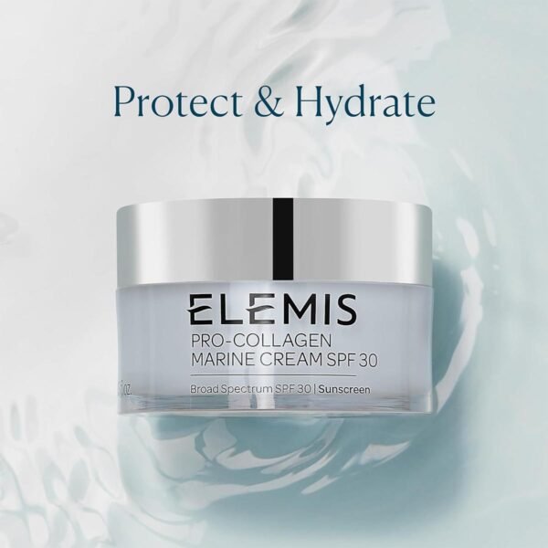 ELEMIS Pro-Collagen Marine Cream, Anti-Wrinkle Daily Face Moisturising Lotion, Hydrating Ultra-Light Gel-Cream Day Moisturiser Leaves Skin Smooth, Glowing and Rejuvenated, Suitable for All Skin Types - Image 3